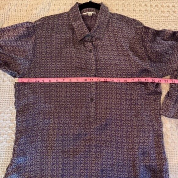 Cabi 100% Silk Geometric Shirt - Picture 7 of 8